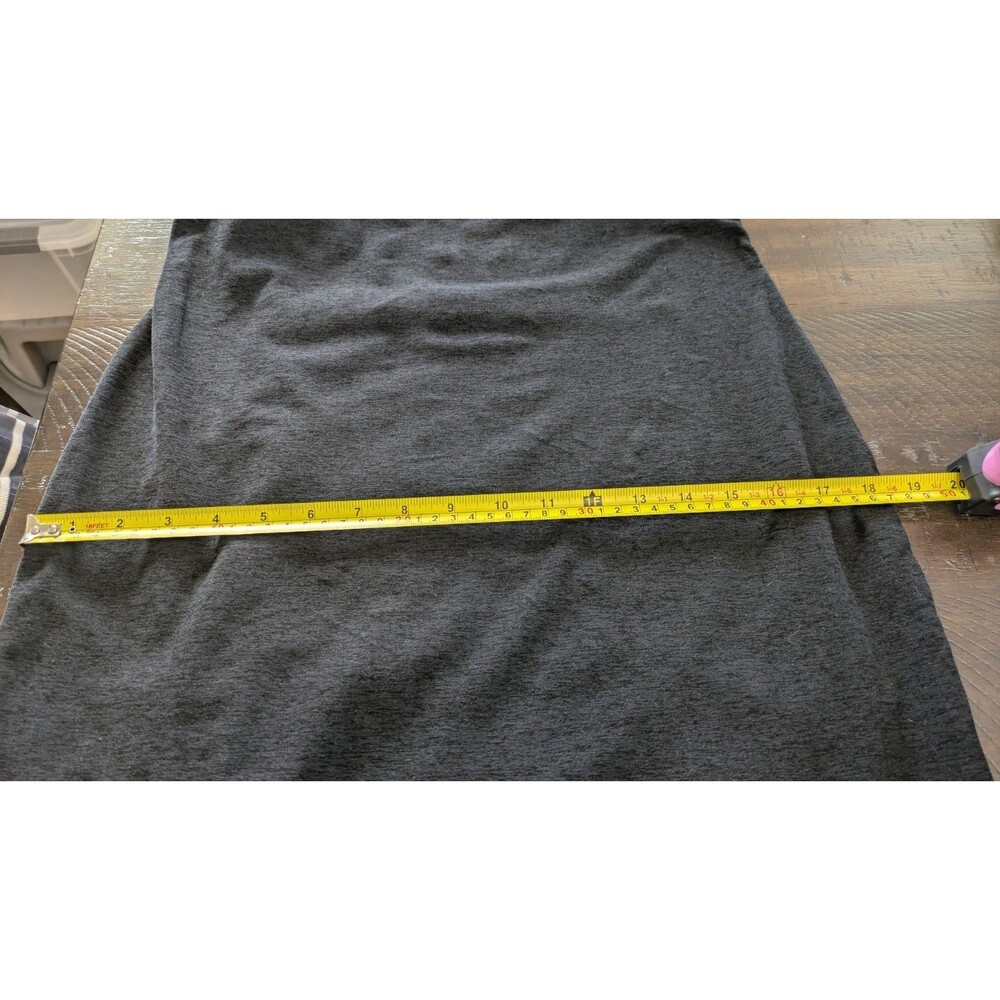 Beyond Yoga Spacedye Icon Midi Dress Darkest Night Black Charcoal Stretch Large - Picture 10 of 10